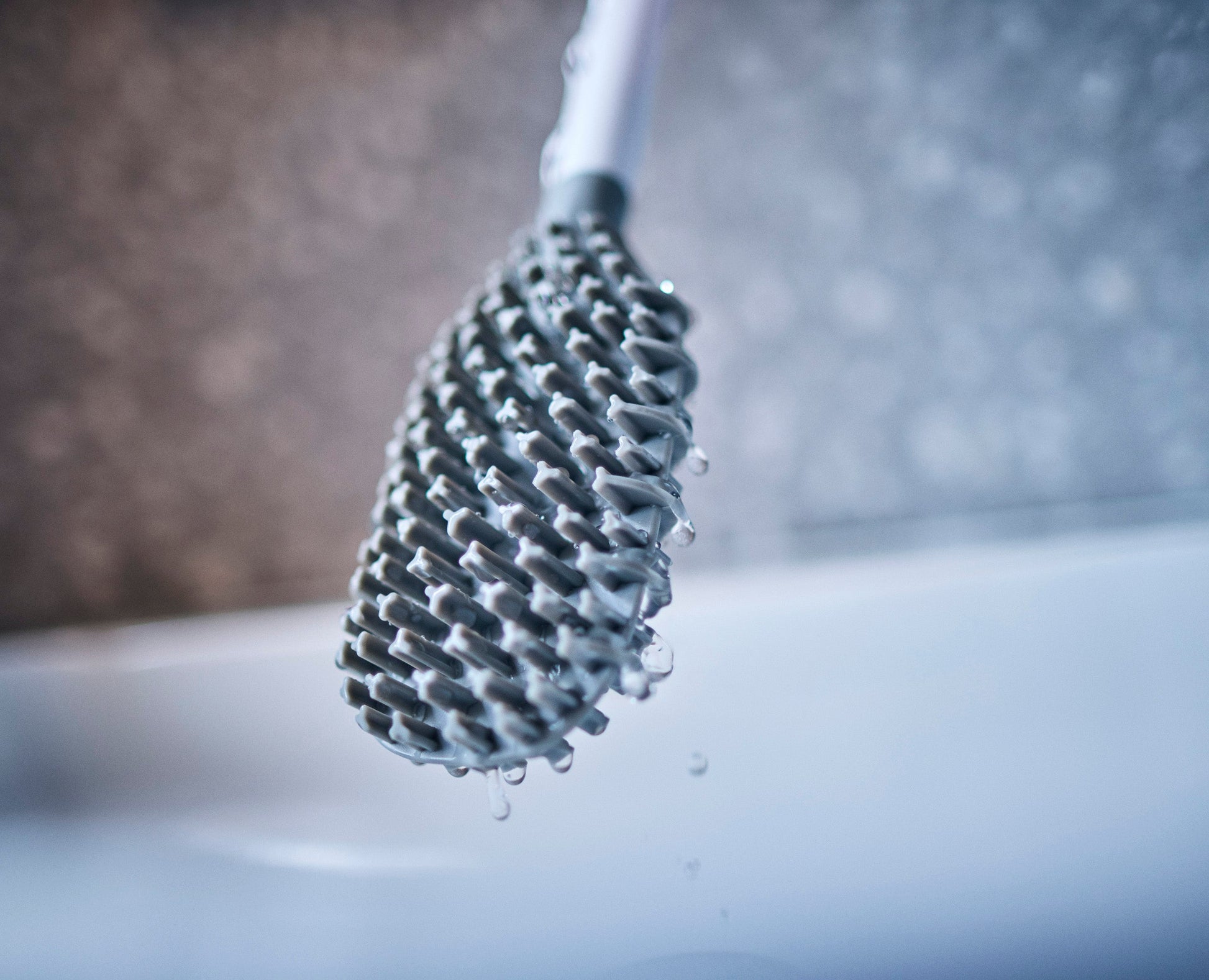 Flex™ TriBlade White Toilet Brush Starter Set