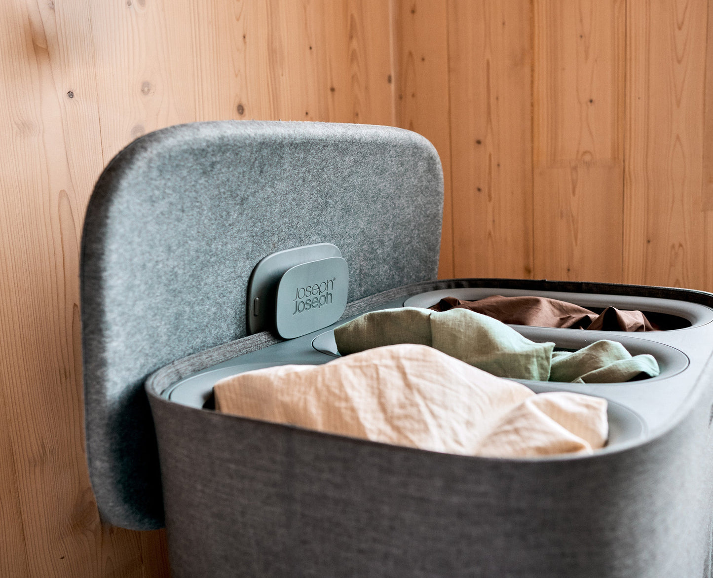 Tota 2 Trio 90L Forest Gray Laundry Separation Basket
