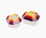[hidden] Nest Lock 8-Piece Multicolour Mixed Container Set