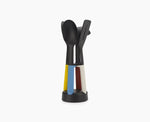 [hidden] Elevate™ Slim 4-piece Utensil Set with Storage Stand - 10542 - Image 1