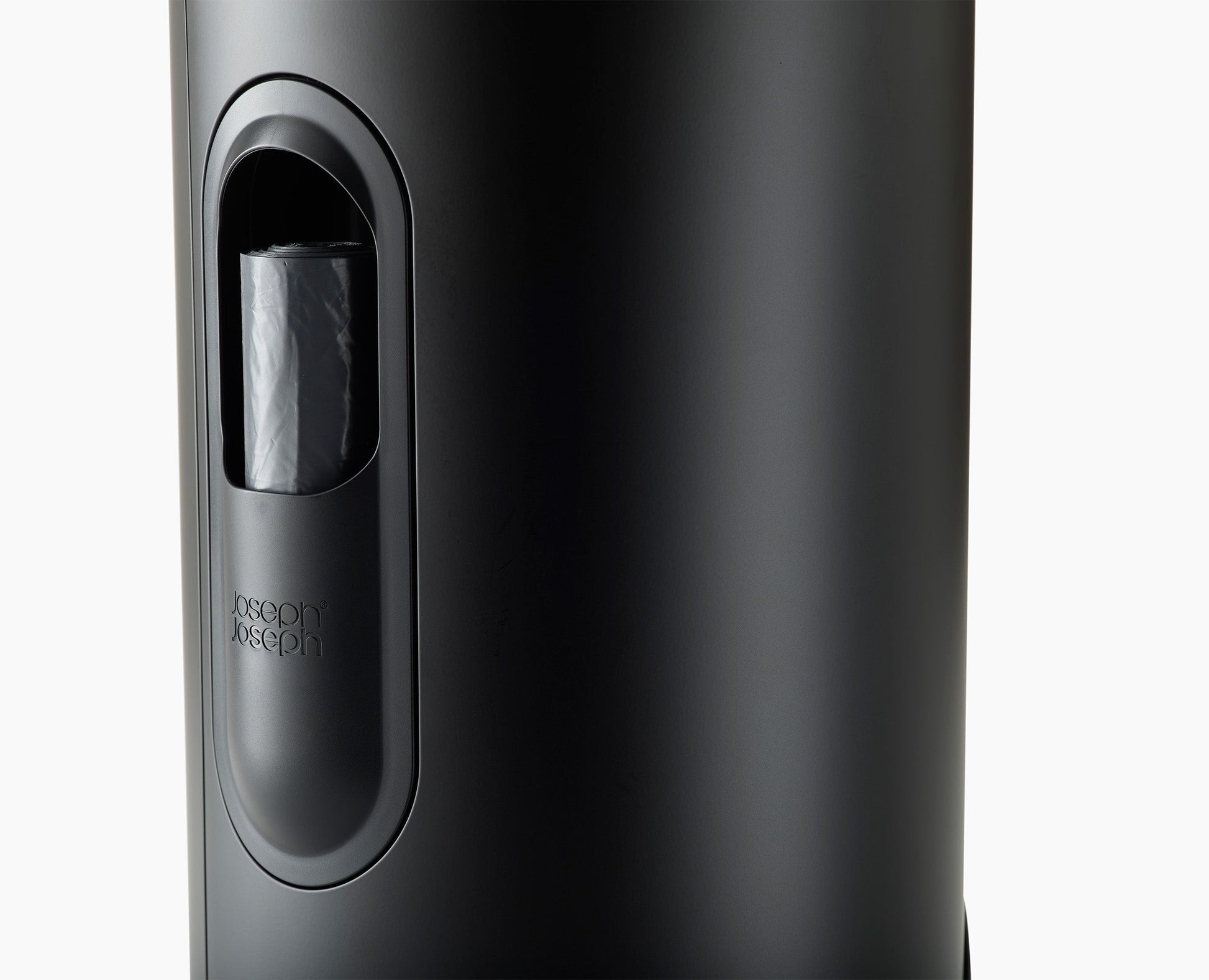 [half-width] Arc™ 30L Easy-push Matt Black Pedal Bin Starter Set