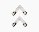 [hidden] Space™ Pack of 2 Stainless-steel Pan Lid Holders - 45059 - Image 1