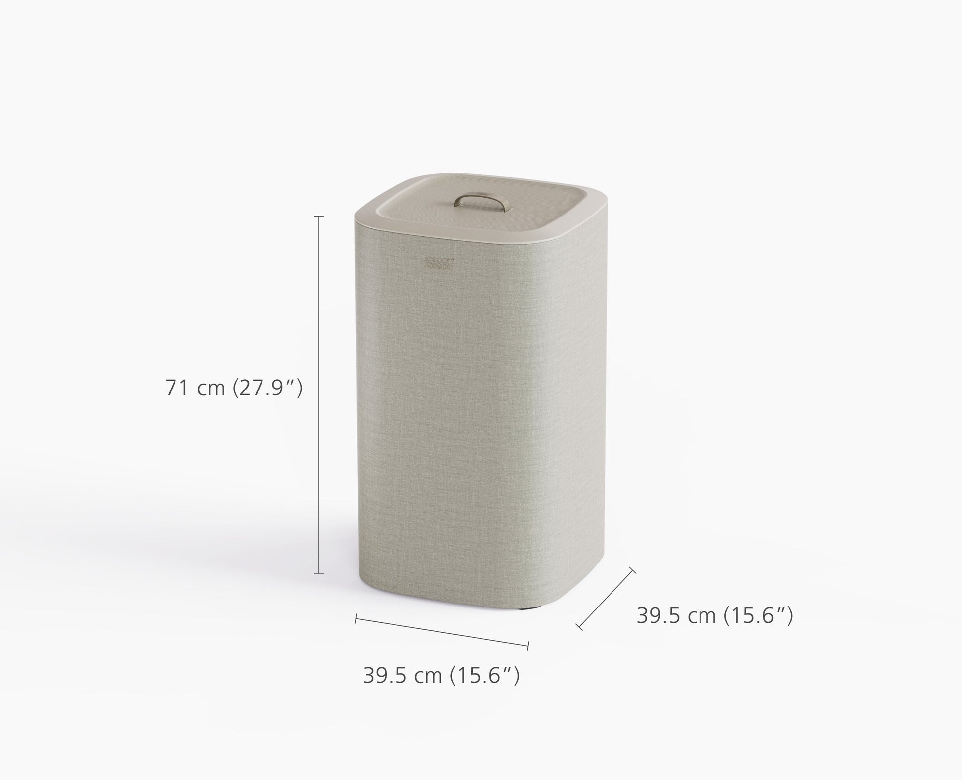 [half-width] Tota One 60L Ecru Laundry Separation Basket