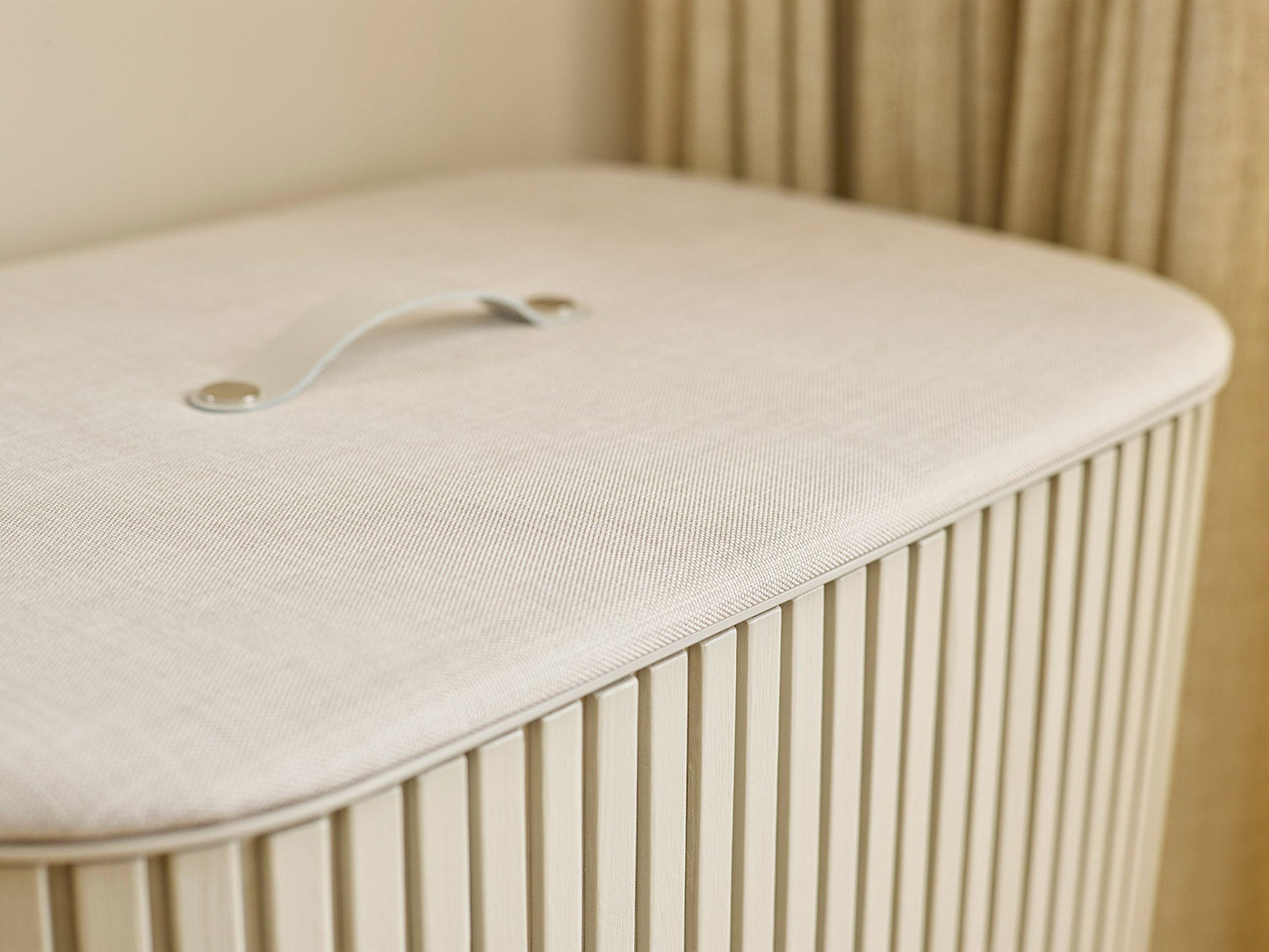 [half-width] Tota Trio Luxe 90L Ecru Laundry Separation Basket