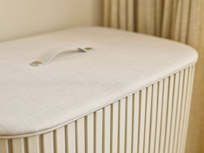 [half-width] Tota Trio Luxe 90L Ecru Laundry Separation Basket