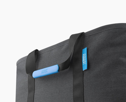 [half-width] 2-piece Black Tota 90L & Hold-All Laundry Basket Set