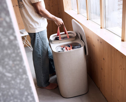 Tota 2 90L Pale Mushroom Laundry Separation Basket