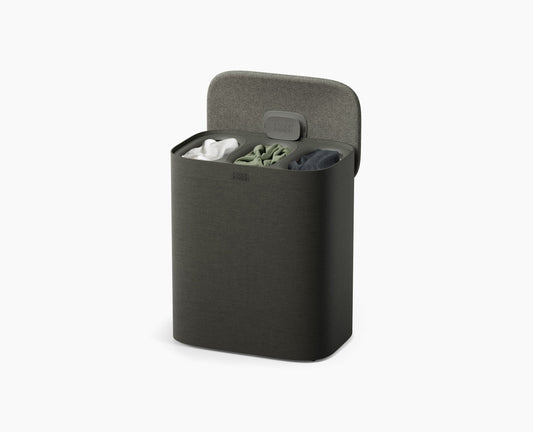 [hidden] Tota 2 Trio 90L Dark Grey Laundry Separation Basket
