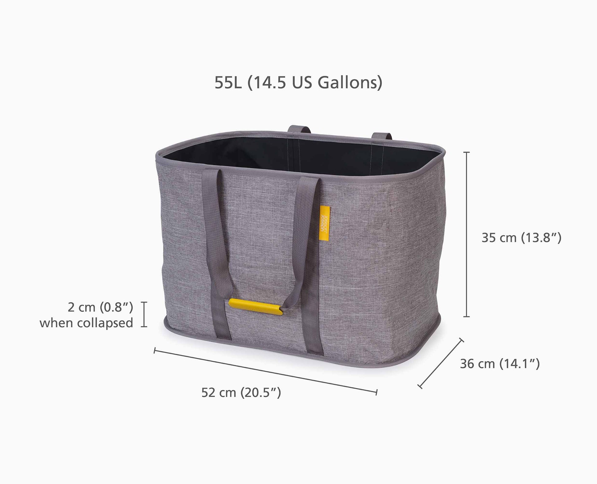 [half-width] Hold-All™ Max Collapsible 55L Laundry Basket - 50039 - DIMS