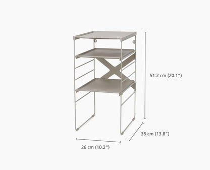 [half-width] Level™ Adjustable Shoe Rack - 55008 - DIMS