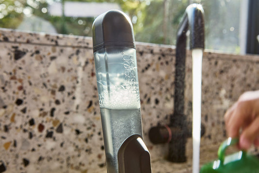 [hidden] [lifestyle] SinkTech Soap Dispensing Washing-Up Brush with Steel Stand