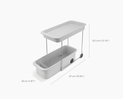 [half-width] CupboardStore™ 2-Tier Easy-Access Storage Caddy