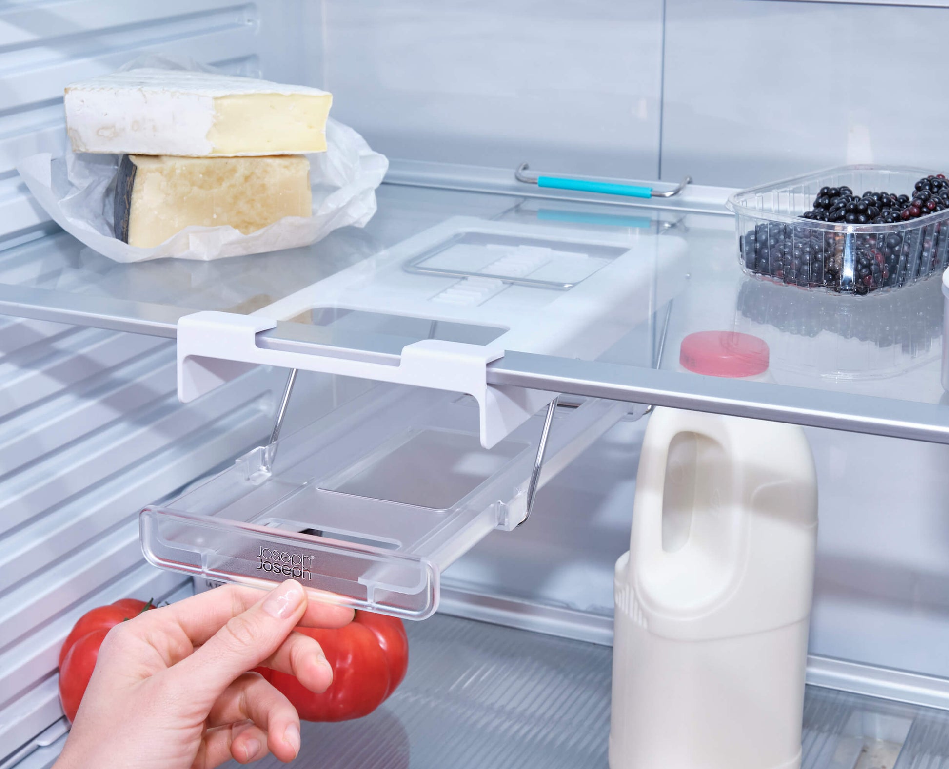 [half-width] FridgeStore™ Under-Shelf Collapsible Can Dispenser
