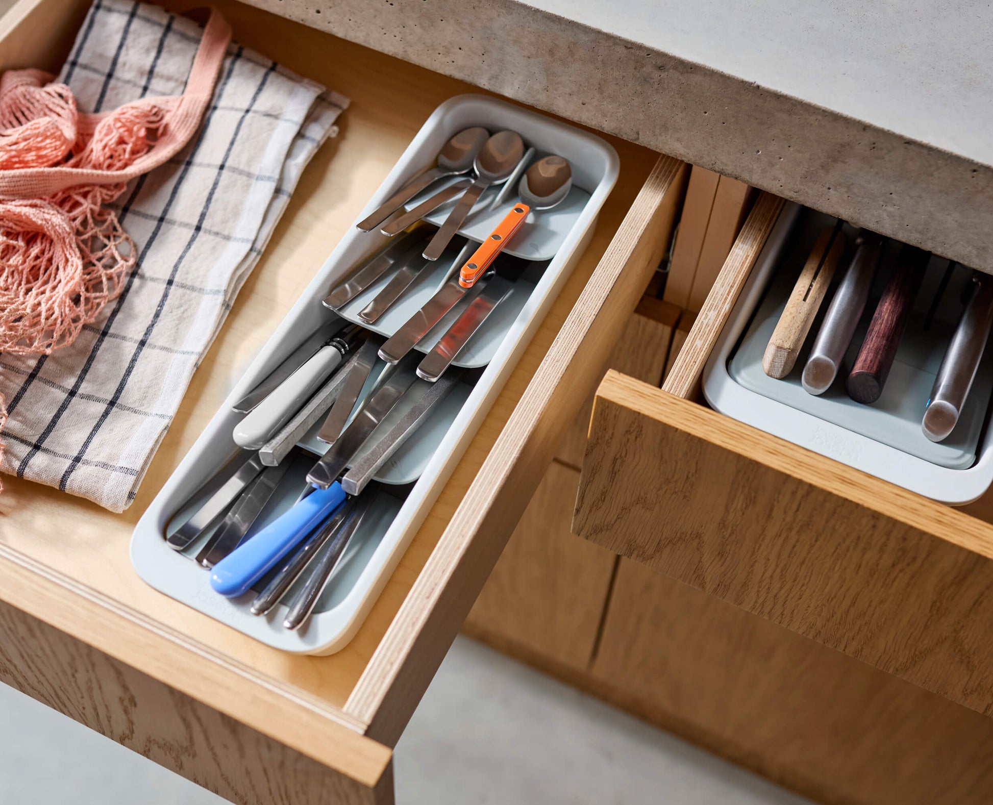 [half-width] DrawerStore™ Compact Tiered Cutlery Organiser