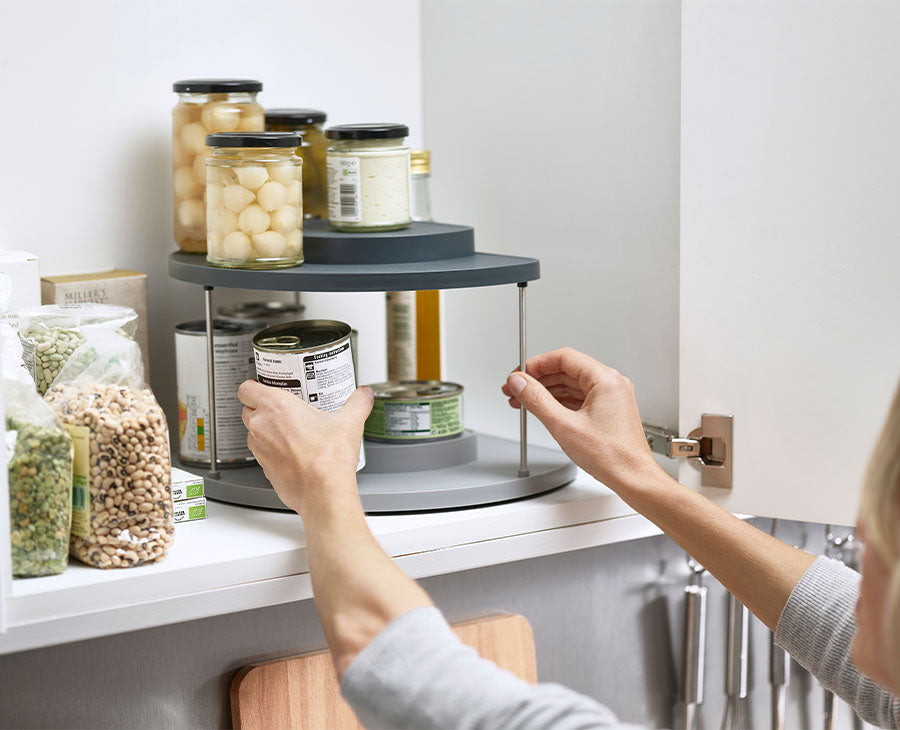 [hidden] [lifestyle] CupboardStore™ 2-tier Rotating Organiser - 85196 - Image 2