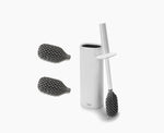 [hidden] Flex™ TriBlade White Toilet Brush Starter Set
