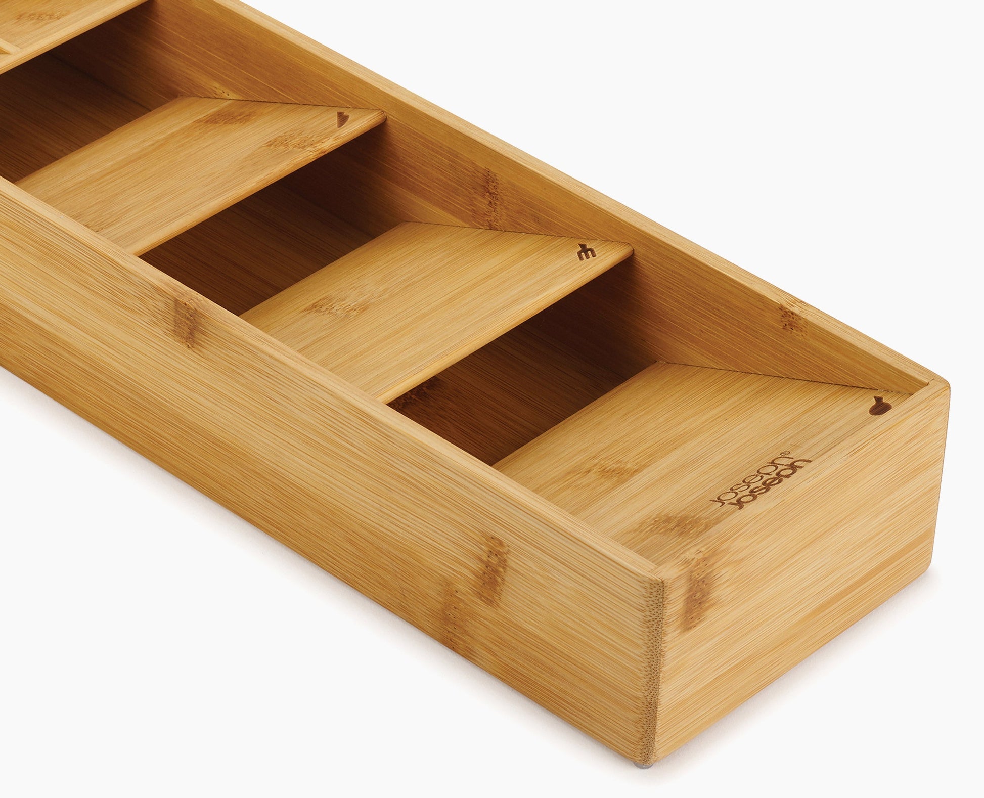 [half-width] 2-piece DrawerStore™ Bamboo Cutlery & Knife Organiser Set
