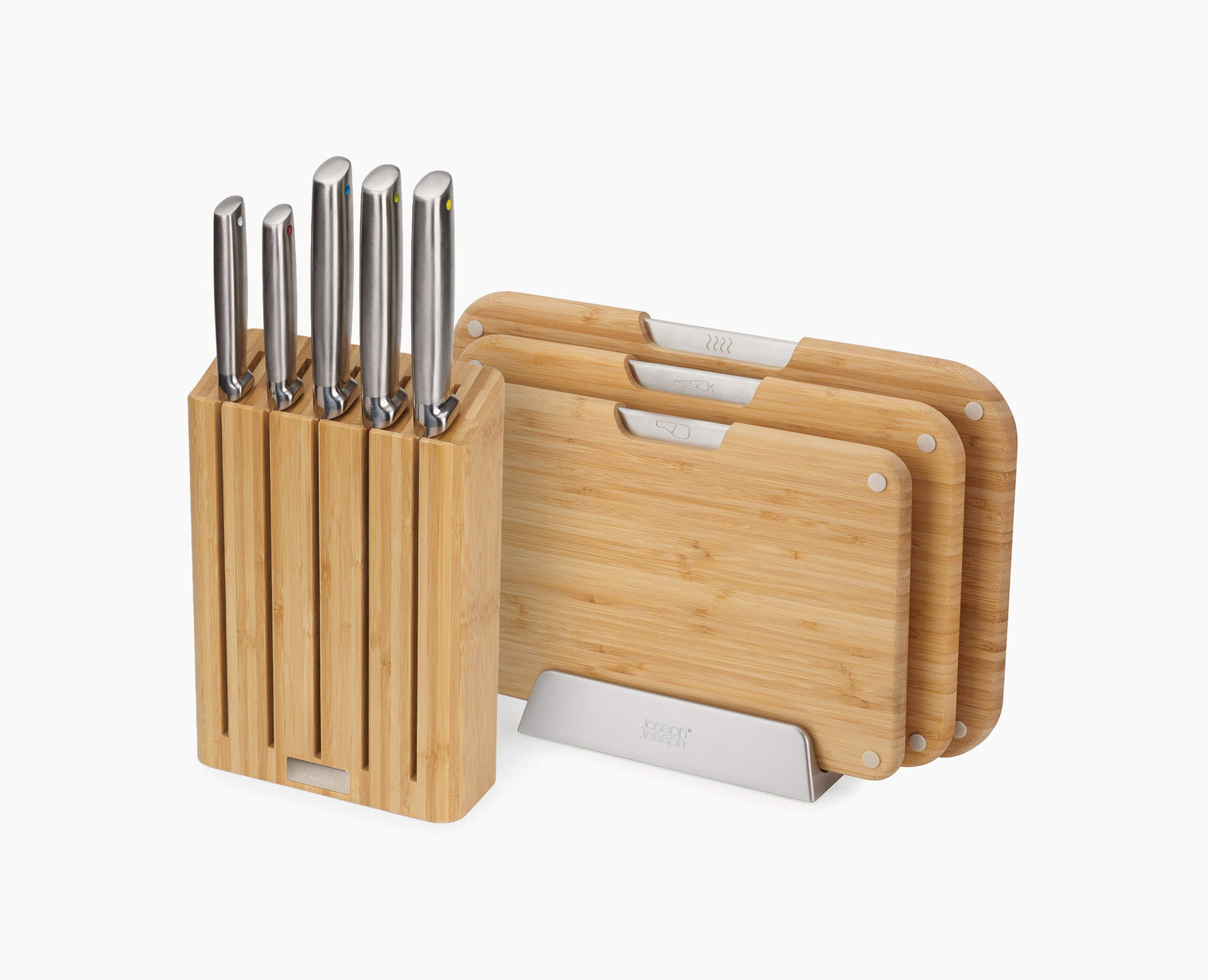 2-piece Bamboo Cutting Board & Knives Set